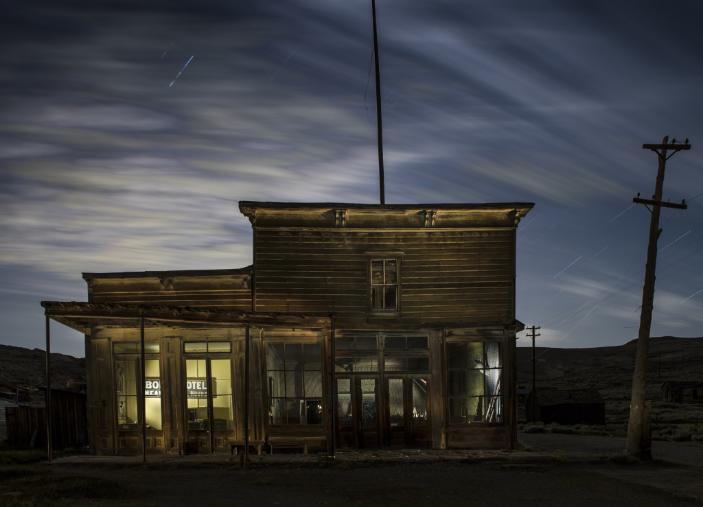Bodie Ghost Town - Long exposure night photography